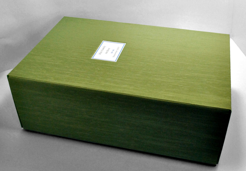 Some Odd Pages Book Arts & Bindery Bespoke Large Archive Box
