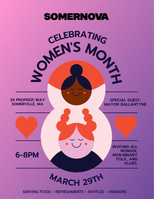 Join Somerville’s Second Annual Women’s History Month Celebration on March 29 Somernova