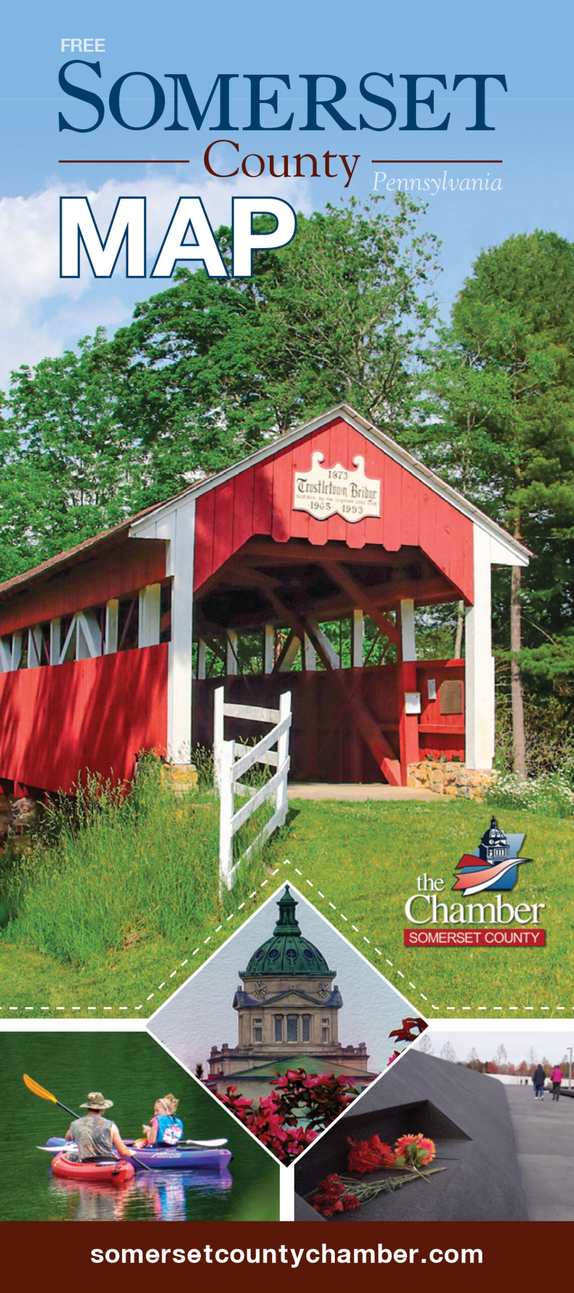 Somerset County Map includes maps of towns, boroughs and townships