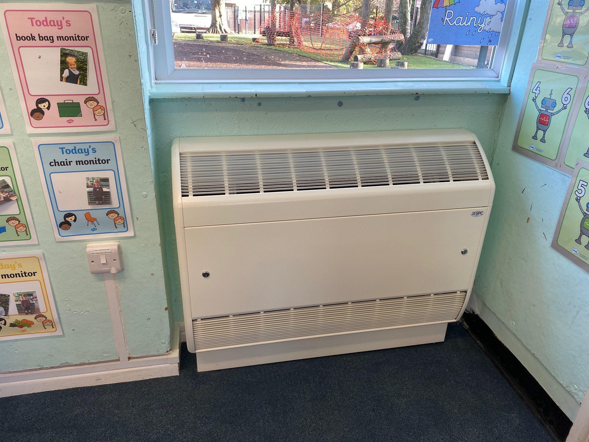 YeovilPrimary School Fan Convector Heaters Somerset Electrical