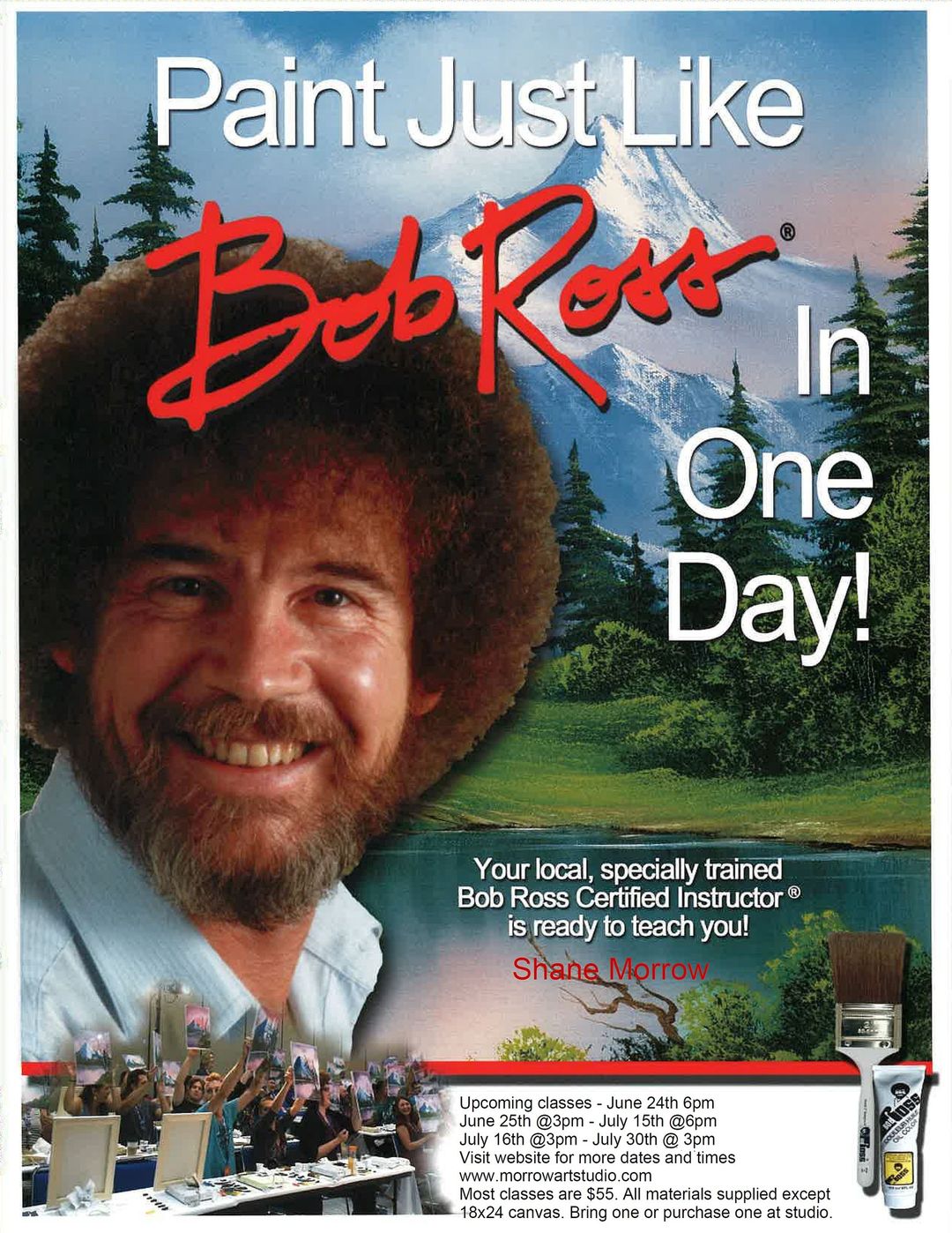 Paint Just Like Bob Ross In Just One Day SomersetPulaski Chamber of