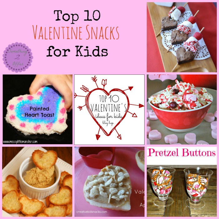 Top 10 Valentine Snack Ideas for Kids and Heart Shaped Sandwiches