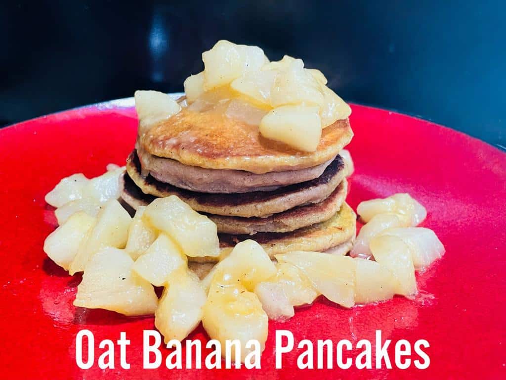 BANANA OAT PANCAKES Something Better Today