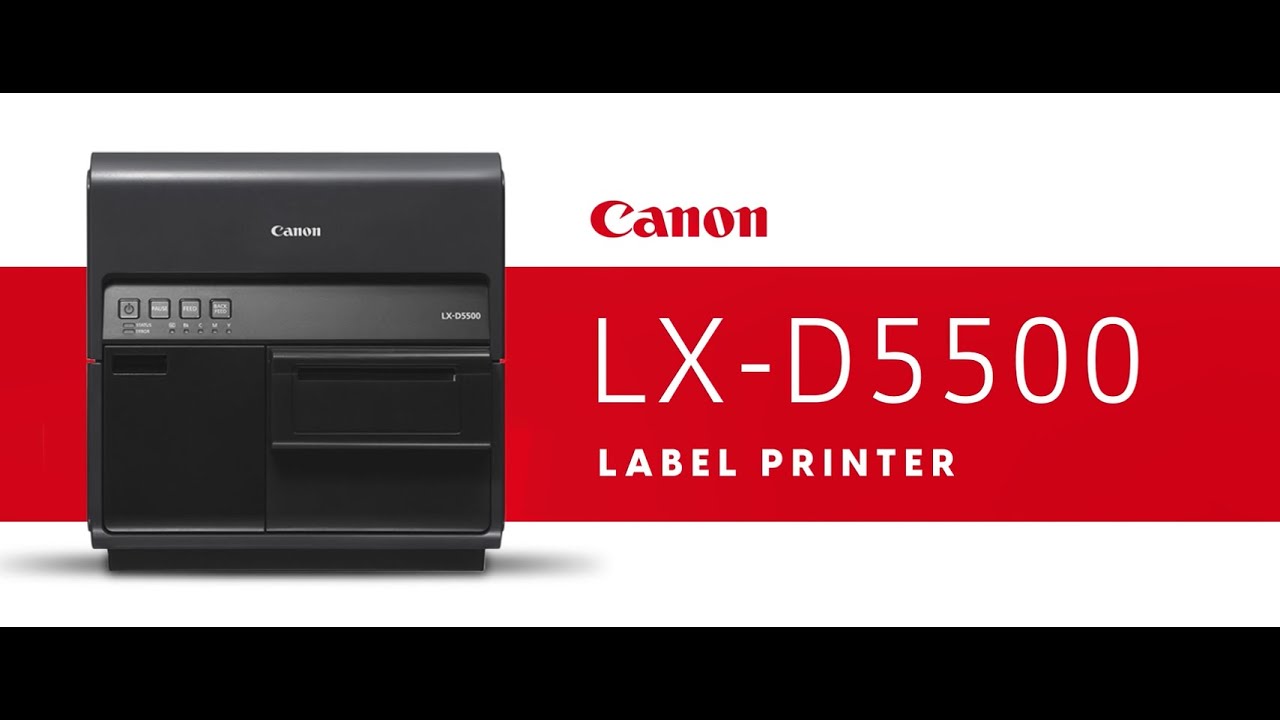The Canon LXD5500 Inkjet Label Printer