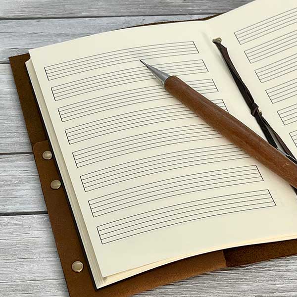 Personalised Music Journal Something For Keeps