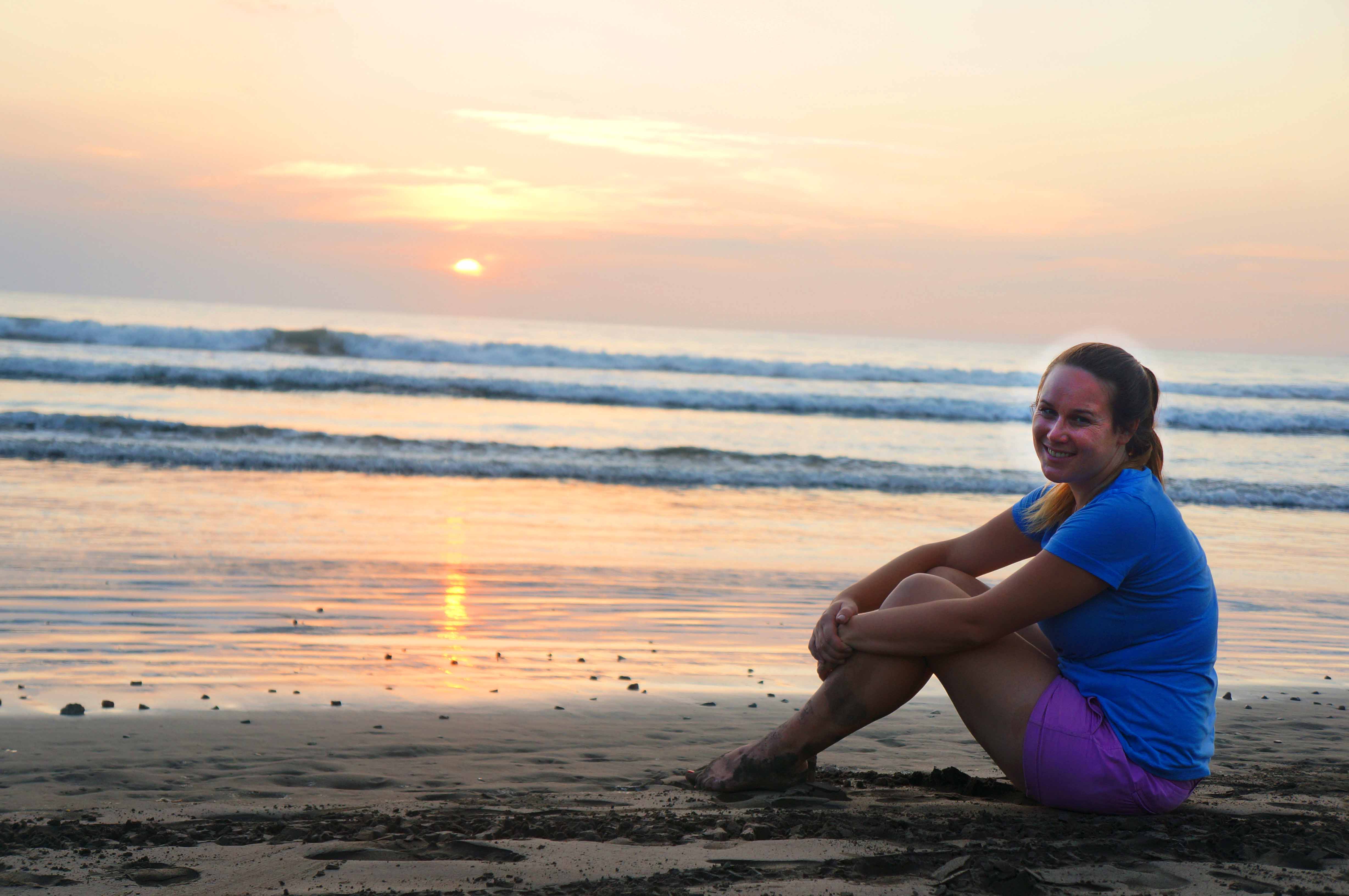Sunset views in Jacó, Costa Rica