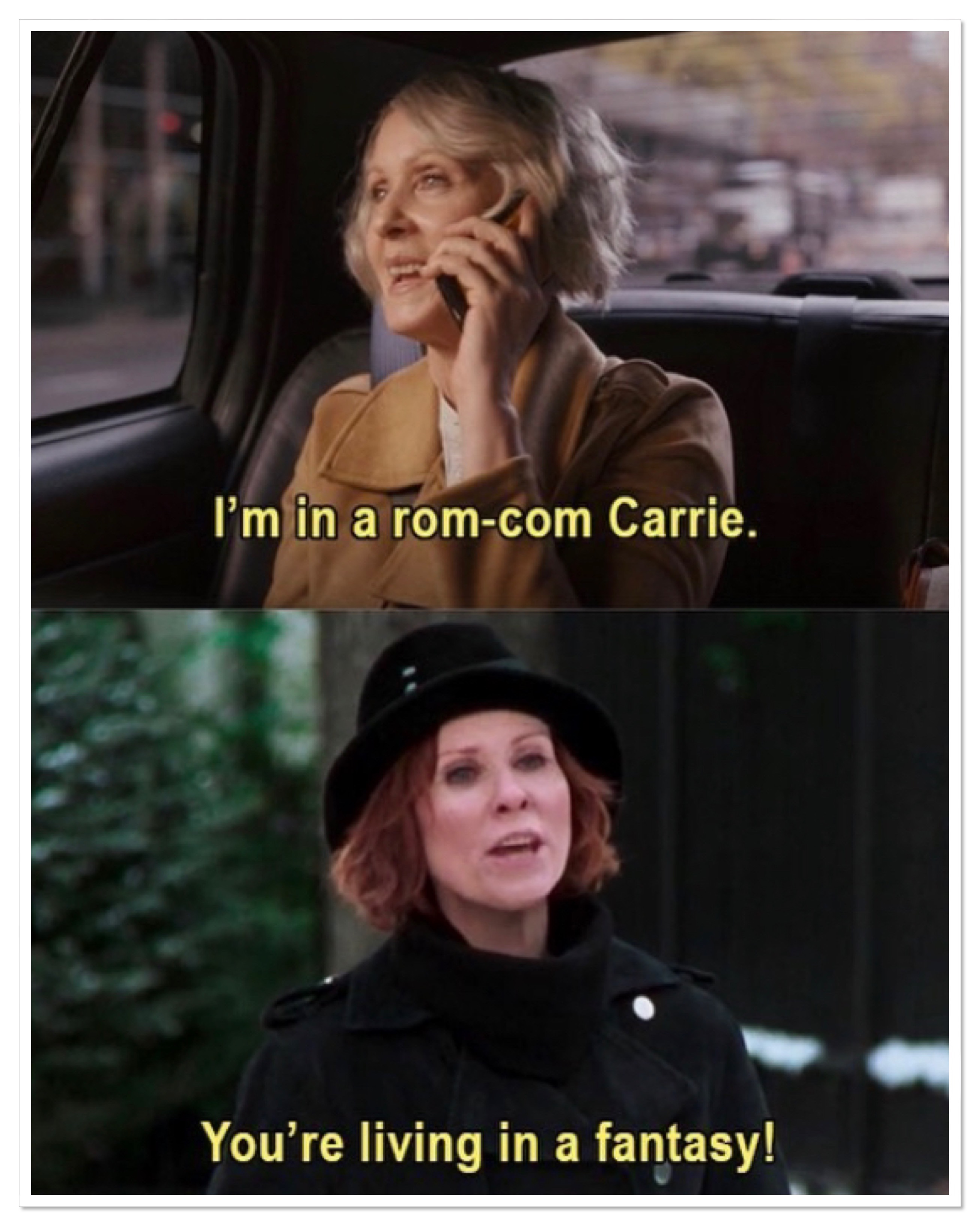 I feel like throwing my hands up in the air… Something in the way she