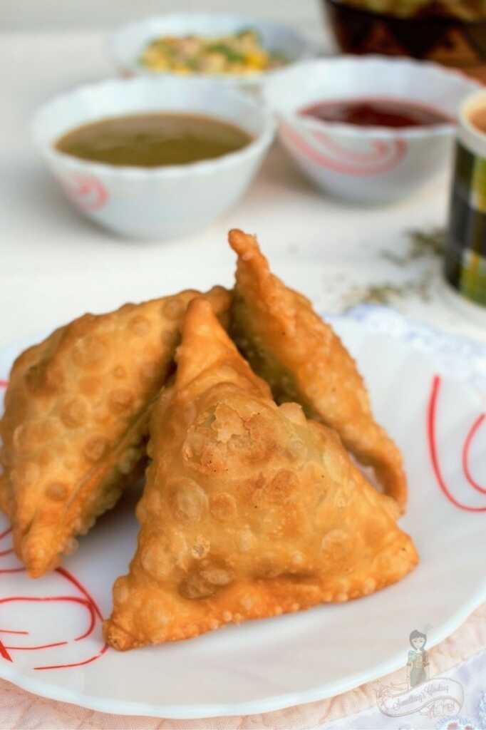 Samosa with Corn Cheese Filling