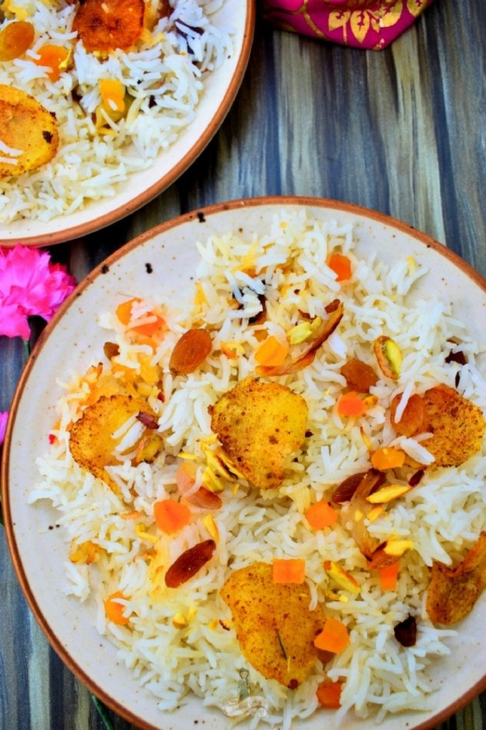 Persian Rice with Potato Tahdig