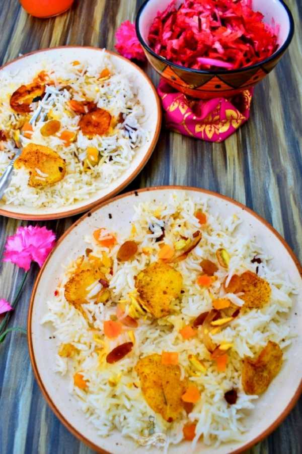 Persian Rice with Potato Tahdig