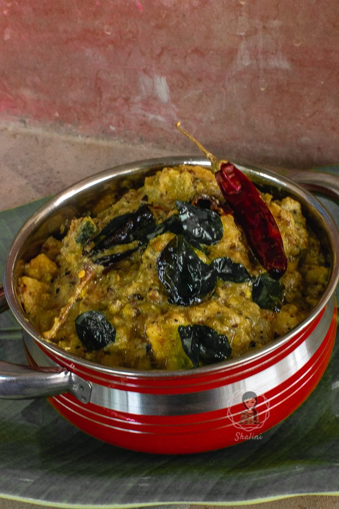 Erissery Kerala Style Pumpkin in Spiced Coconut Sauce AtoZChallenge