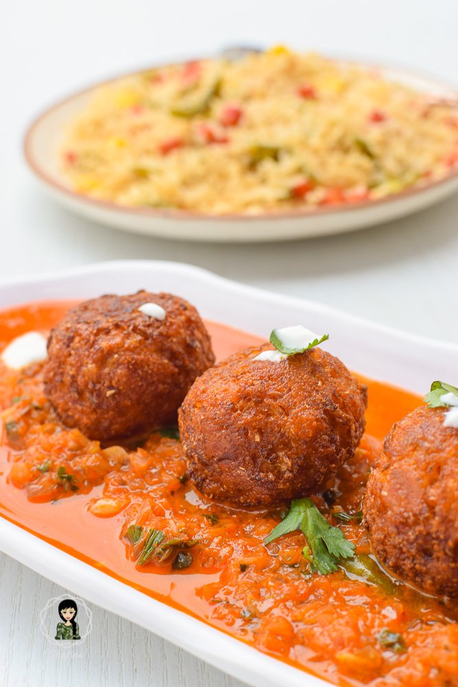 Cauliflower Paneer Kofta Veg Kofta Curry Recipe Something's Cooking