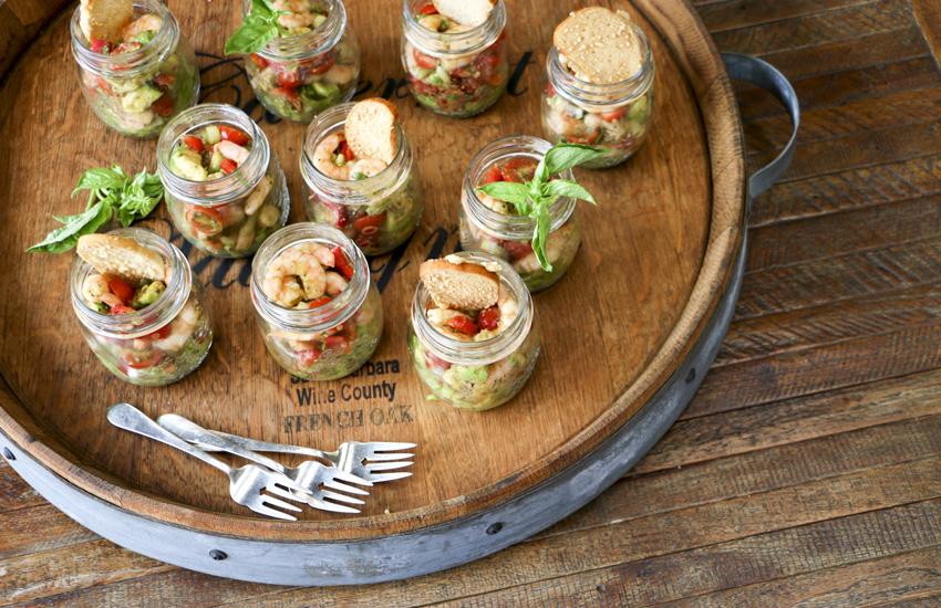 Avocado Shrimp Cocktails In A Jar Something New For Dinner