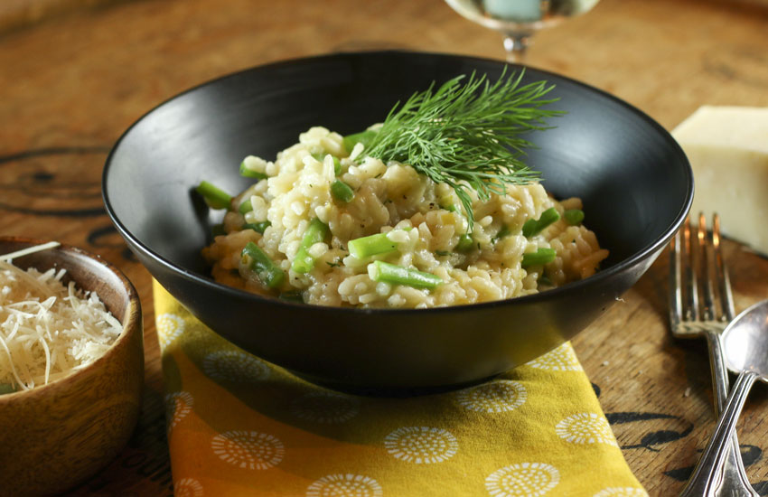 Risotto With French Beans & Dill Something New For Dinner