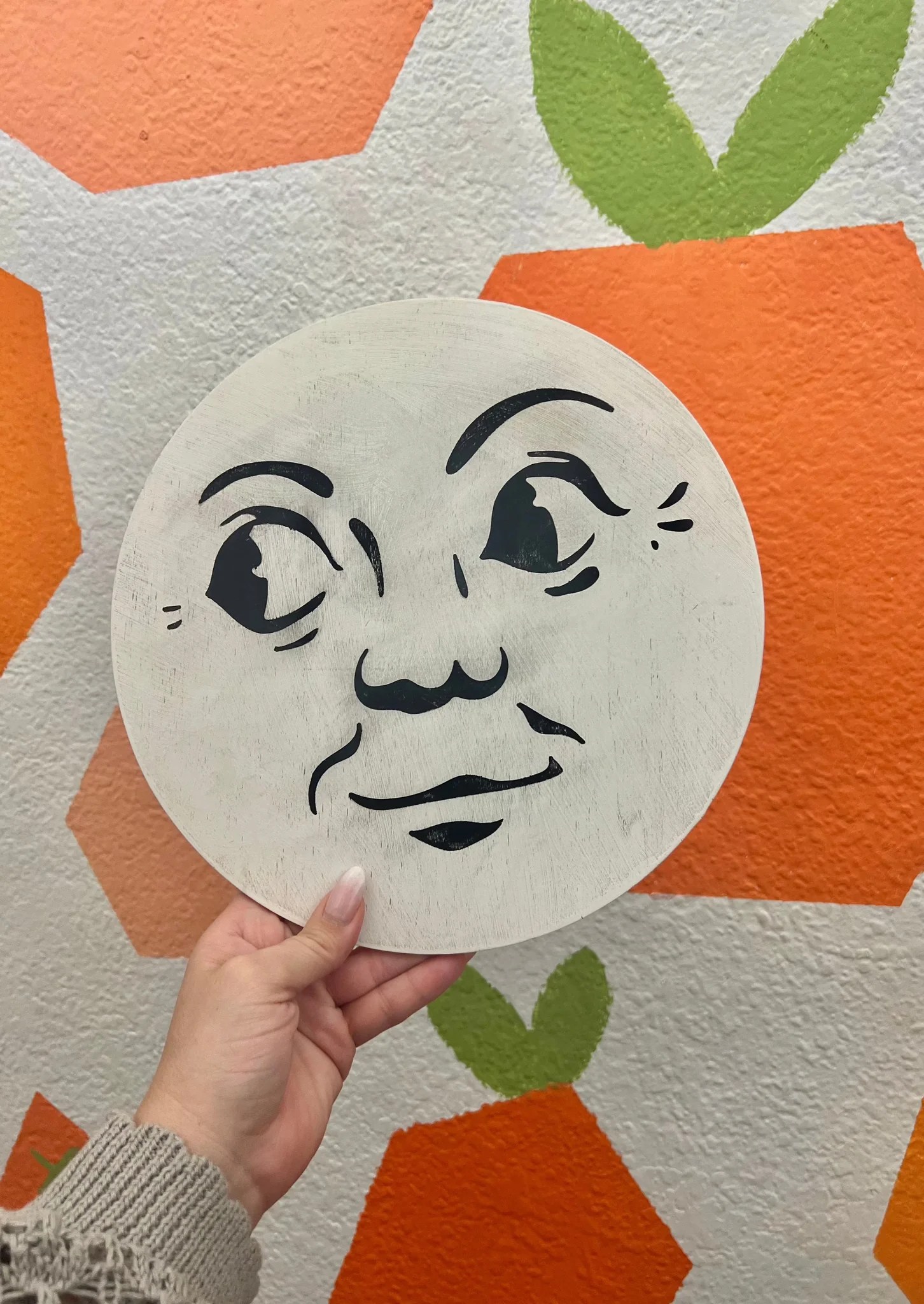 Handmade Man in the Moon Wall Art Something's New Boutique