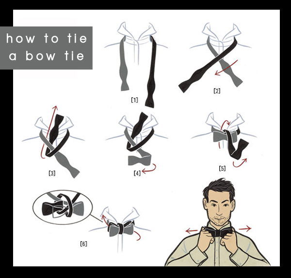 GQ how to tie a bow tie Something Turquoise