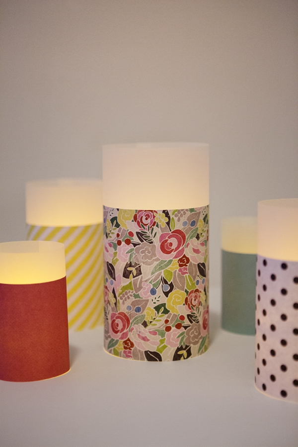 Learn how to make paper lanterns in different sizes!
