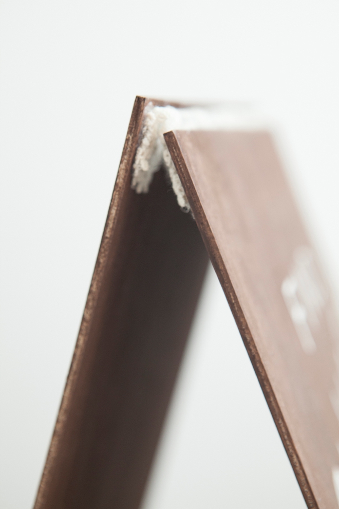 Learn How To Make Weddings Signs With Ribbon For Hinges!