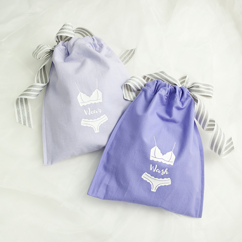 How To Make The Most Adorable Clean + Dirty Lingerie Bags!