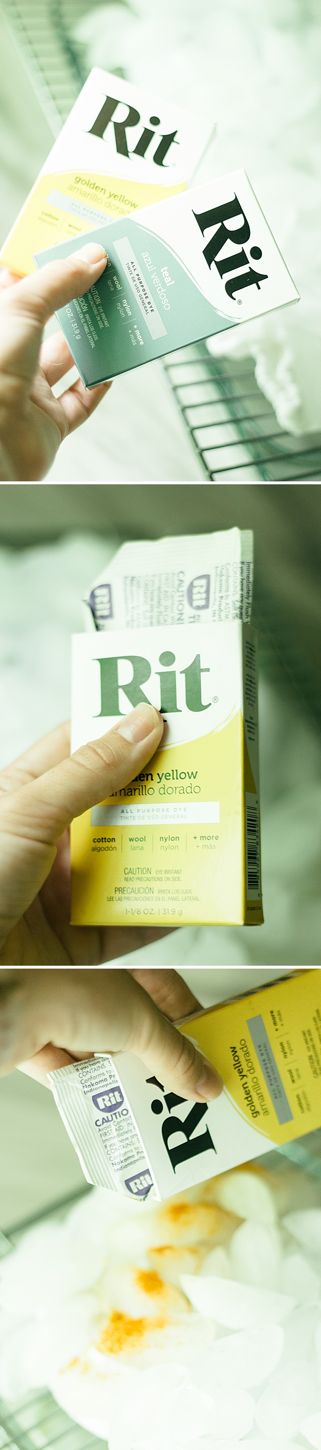 DIY Ice Dye TieDye with Rit Powder Dye Baby Outfits