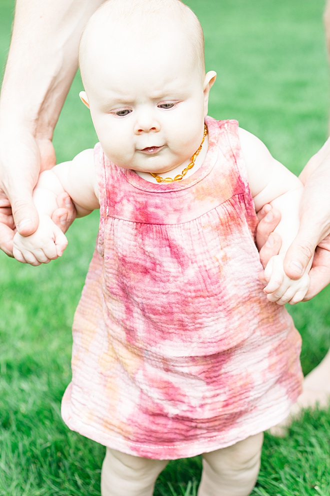 DIY Ice Dye TieDye with Rit Powder Dye Baby Outfits