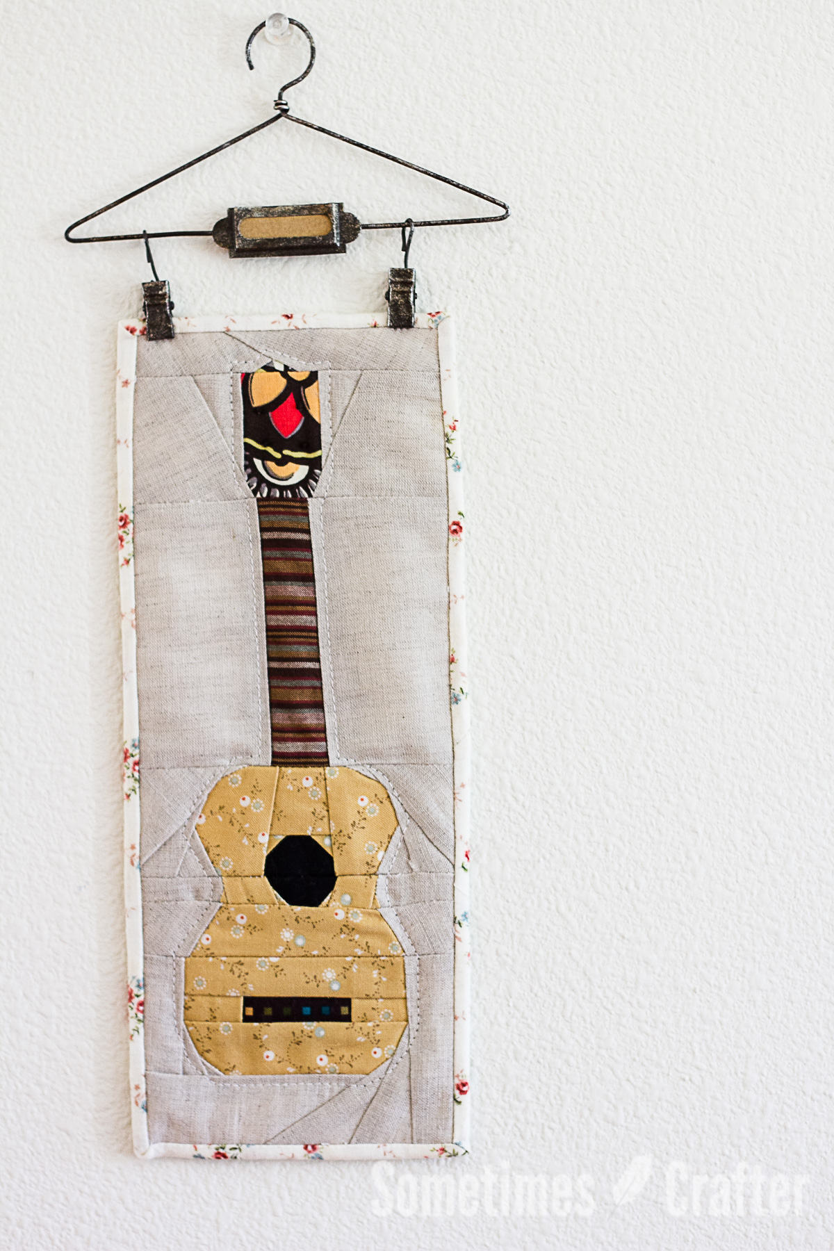 Ukulele Mini Quilt Pattern Sometimes Crafter