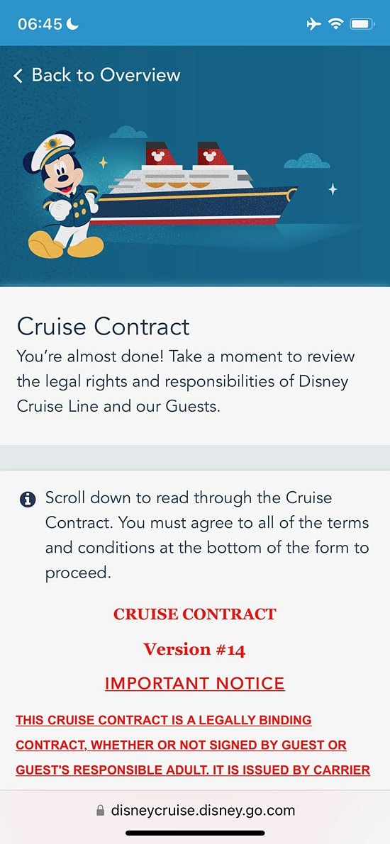 Disney Cruise Line Checkin Process Online Everything to Know