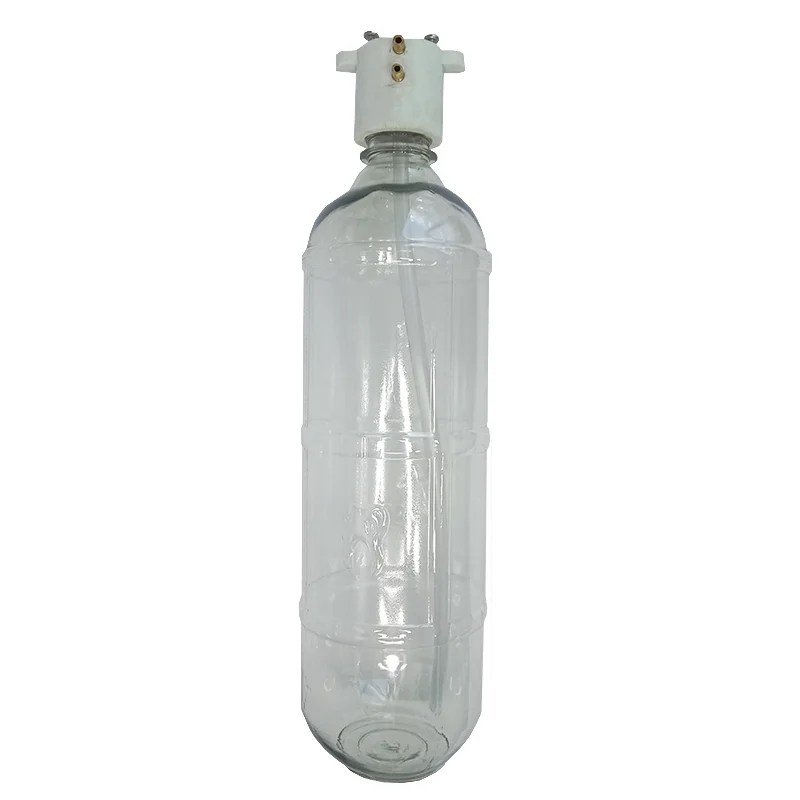Tanque Auxiliar Transparente Dental con tapa 1 Litro Repuestos