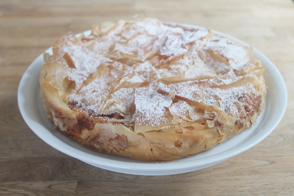 ApfelQuarkKuchen mit Filoteig