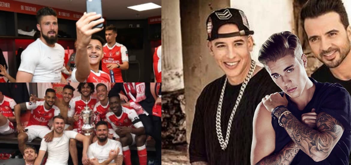 CAMPEONES DE COPA Arsenal festejó su título de FA Cup al ritmo de Despacito de Luis Fonsi