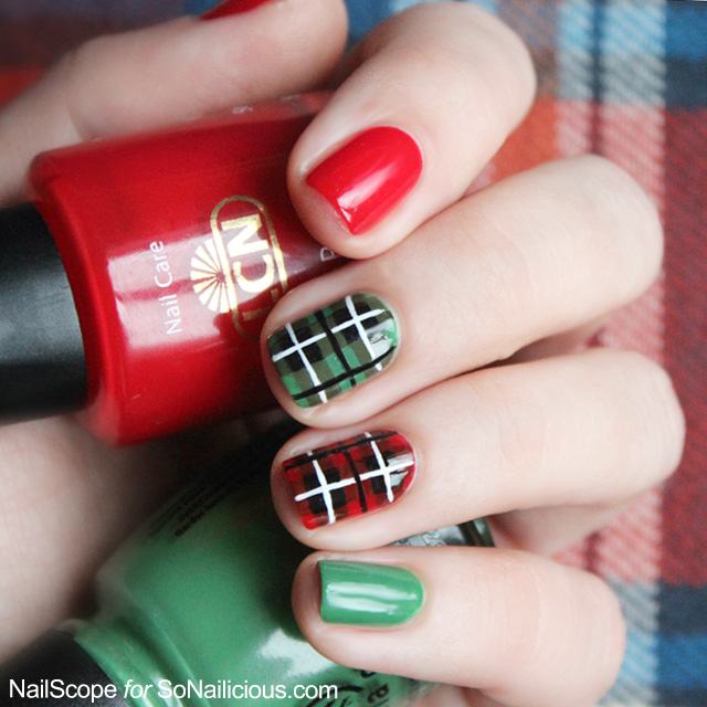 Plaid Nail Art Tutorial