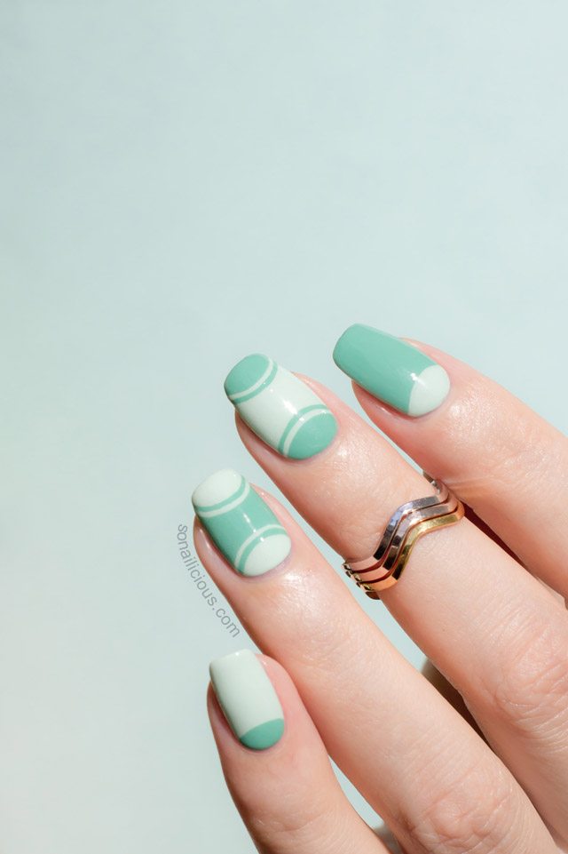 Outlined Half Moon Manicure Tutorial