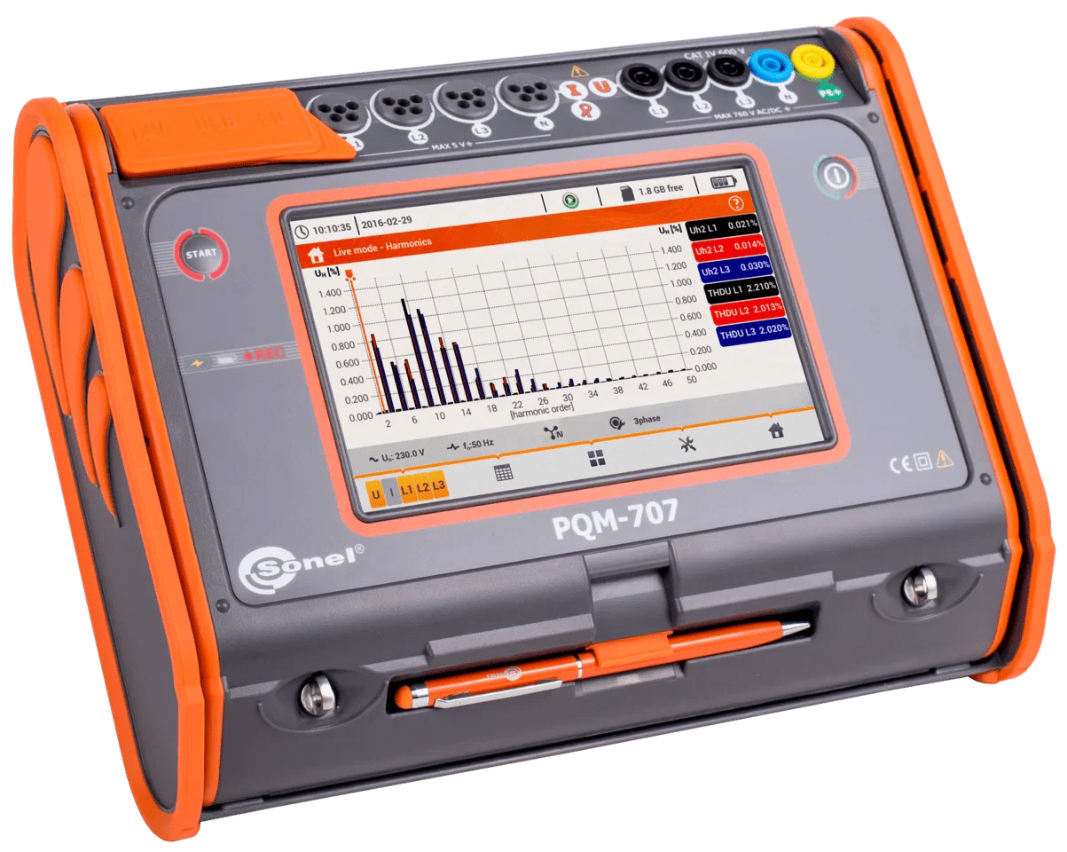 PQM707 Power Quality Analyzer Sonel Test Equipment USA