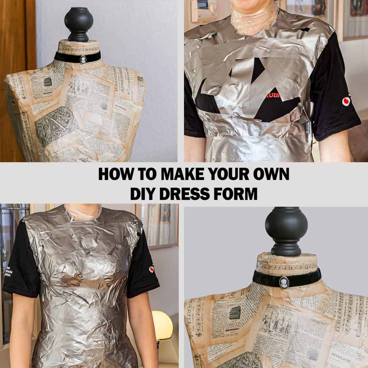 How to Make a Dress Form in 5 Easy Steps