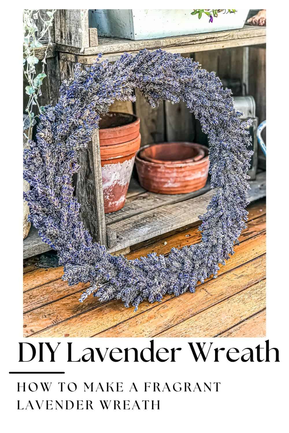How to Make a Lavender Wreath in a Few Easy Steps Songbird