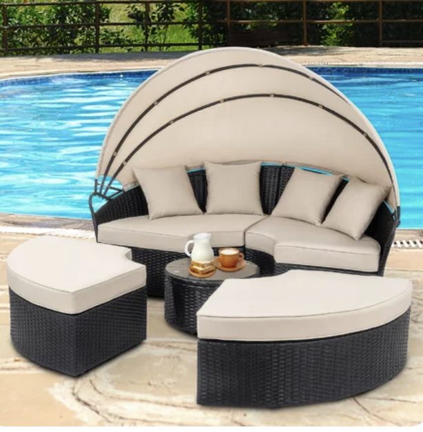Best Outdoor Daybeds with Canopies Sonia Begonia