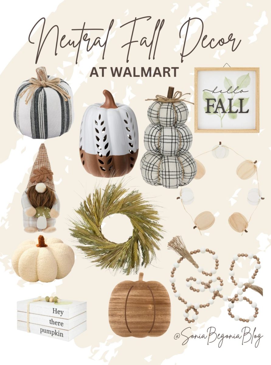 Best Neutral Fall Home Decor from Walmart Sonia Begonia