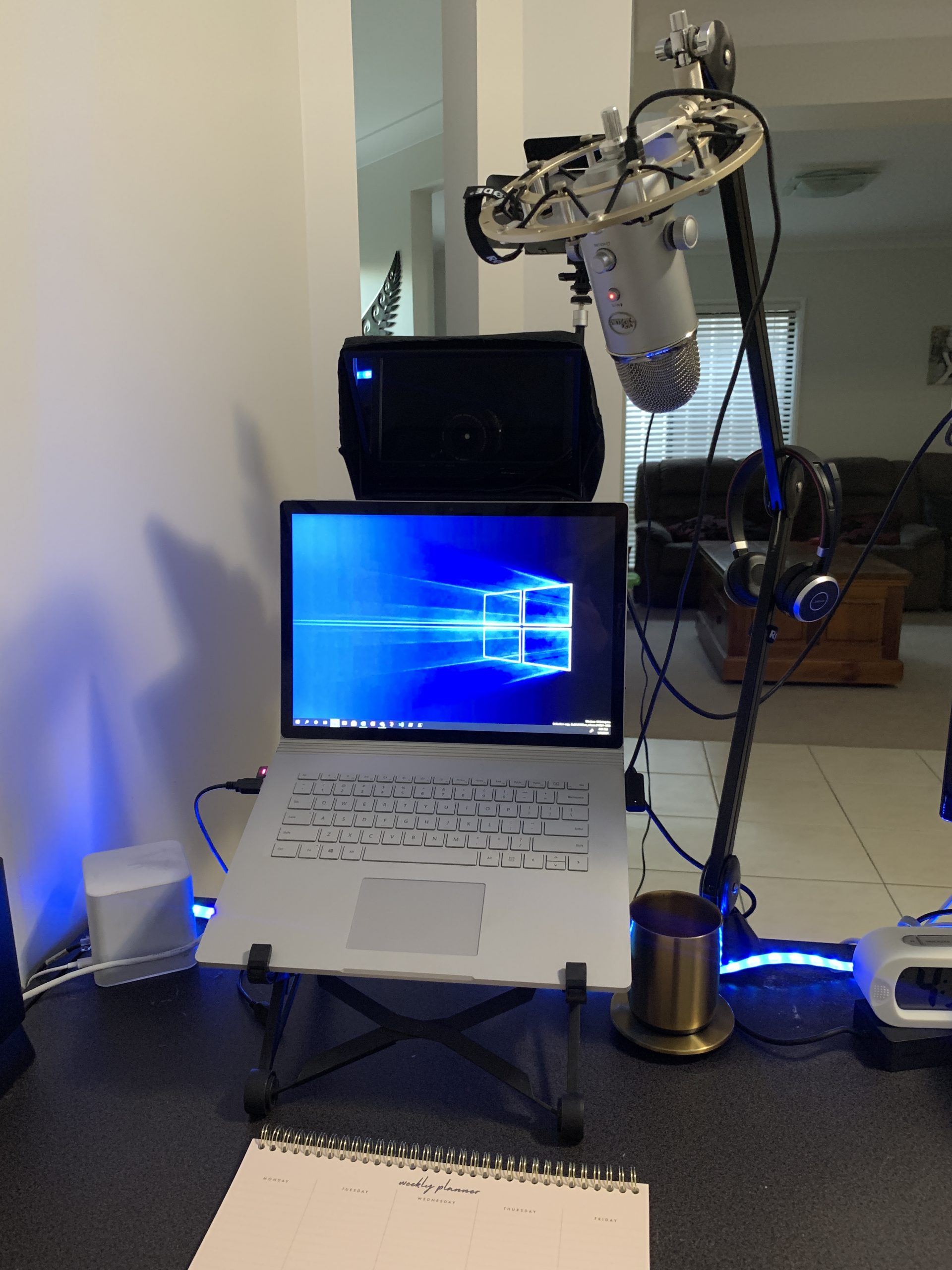 Video recording and remote presentations with my home office equipment
