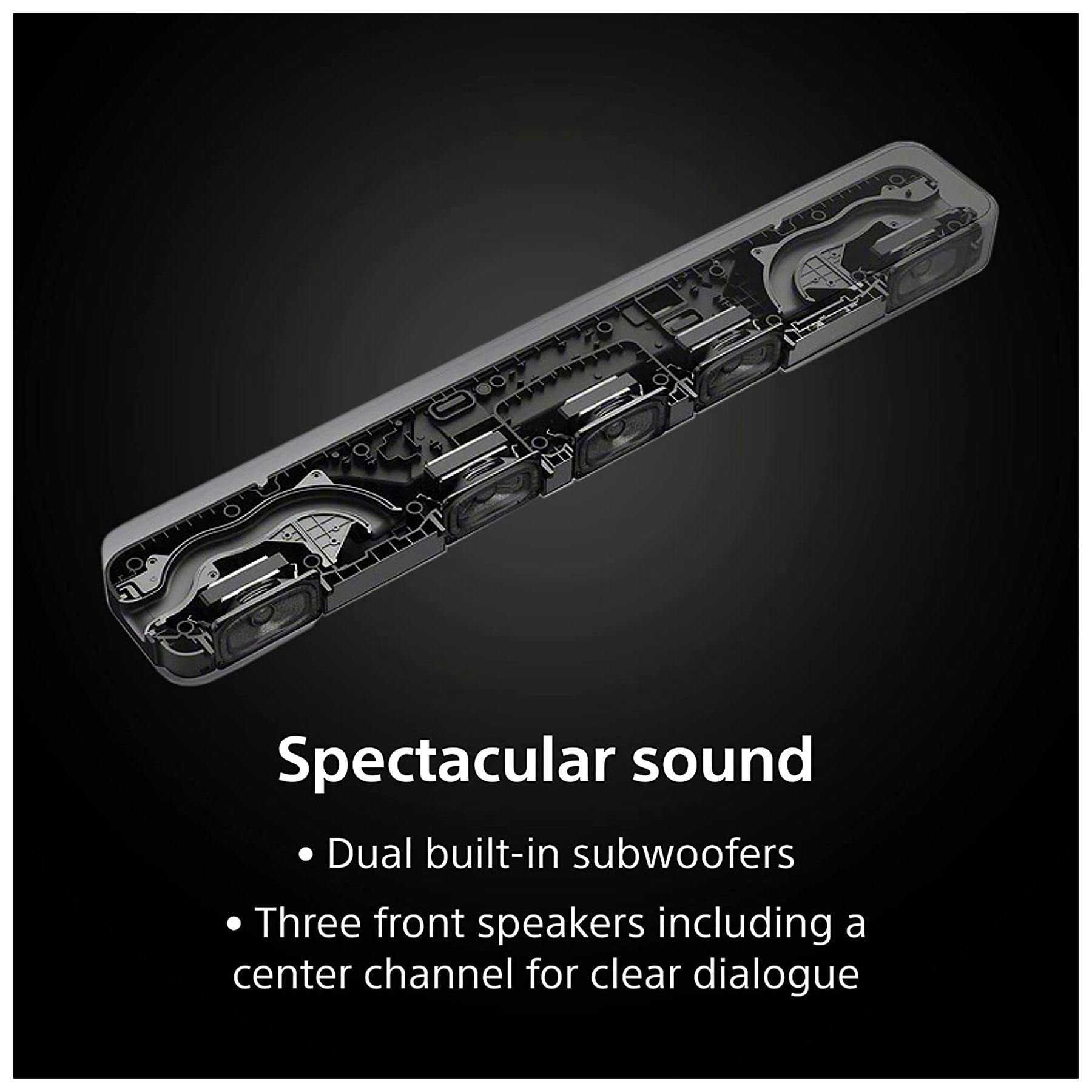 Sony HTS2000 3.1Ch Soundbar in Black 360 Spatial Sound & Dolby Atmos