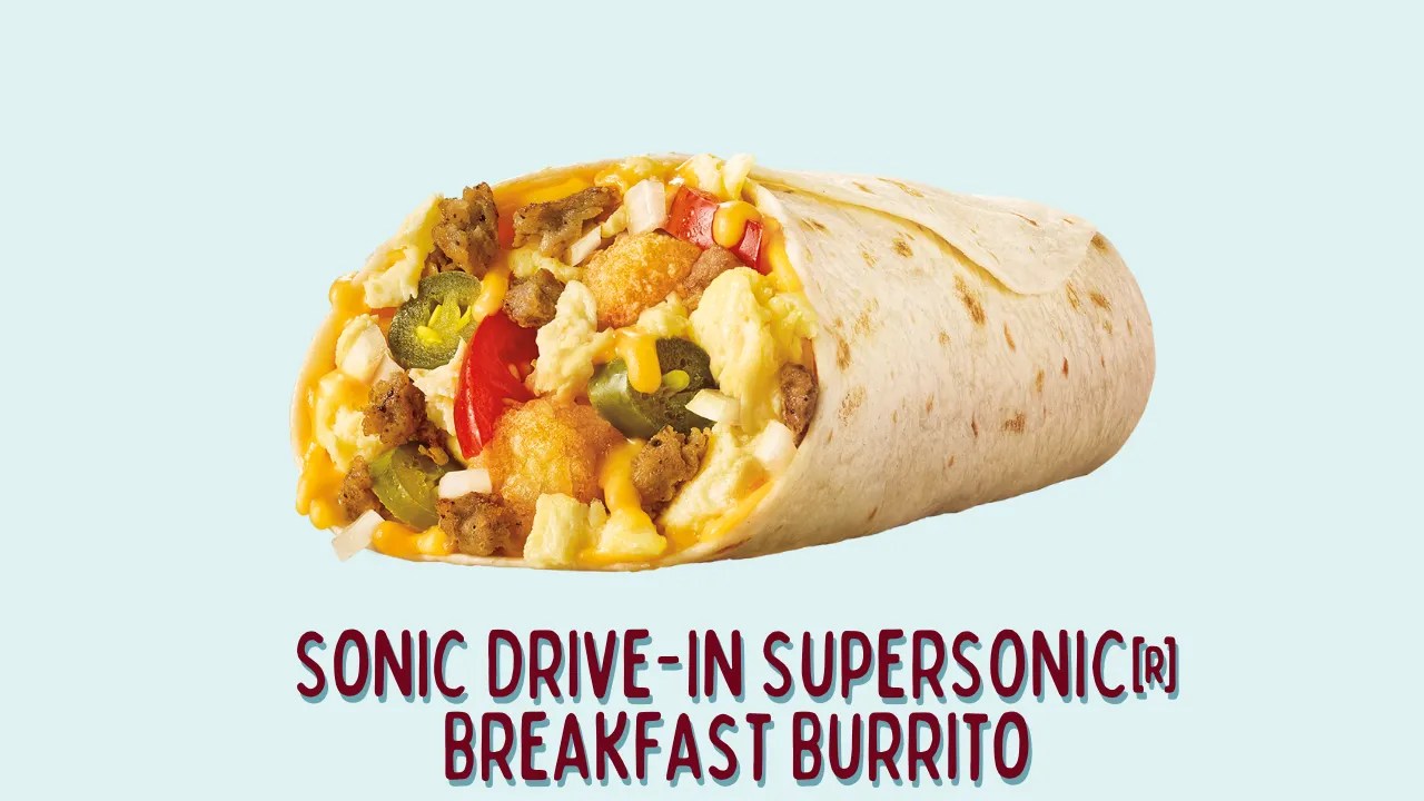 Sonic SuperSONIC® Breakfast Burrito Price, Calories & Review