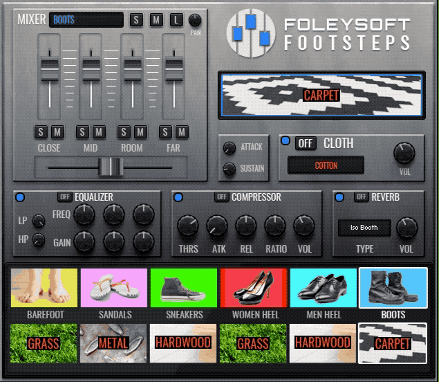 Foleysoft Footsteps SONIC BOOM BAP