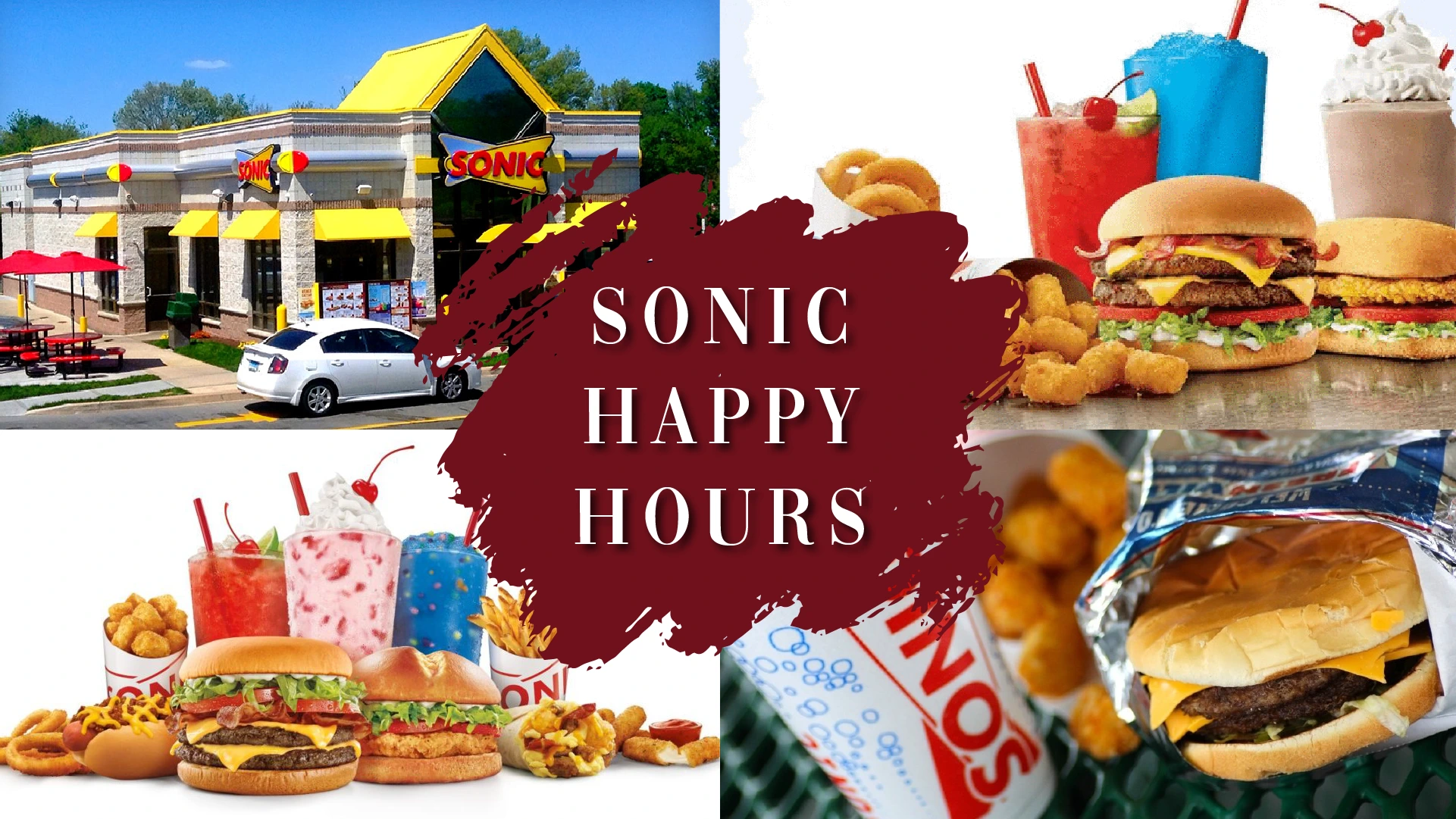 Sonic Happy Hour Menu and time 2024