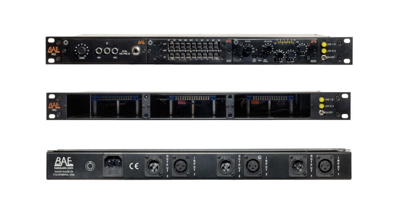 New Gear Alert BAE R53 500 Series Rack, GMF Tube DI/Pre, Touch