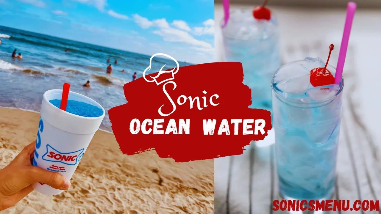 Dive Into Refreshing Sonic Ocean Water Freshening Drink In a Glass