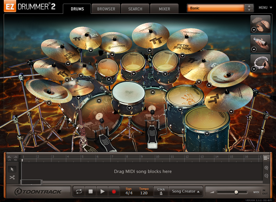 ソフト音源 「EZX METAL MACHINE」 SONICWIRE