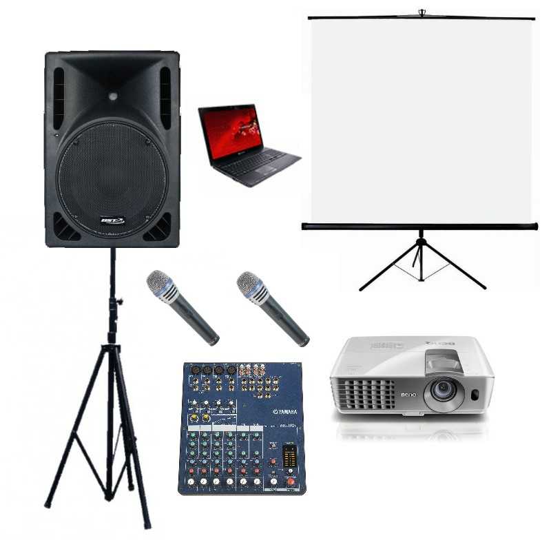 PACK KARAOKÉ + VIDÉO PROJECTEUR SonoEvolution