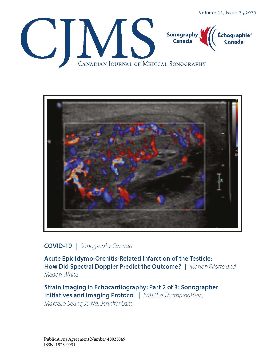 Canadian Journal Of Medical Sonography (CJMS) authors manual