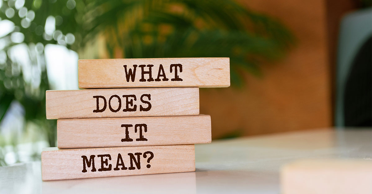 What Does it Actually Mean? Sonoma Financial