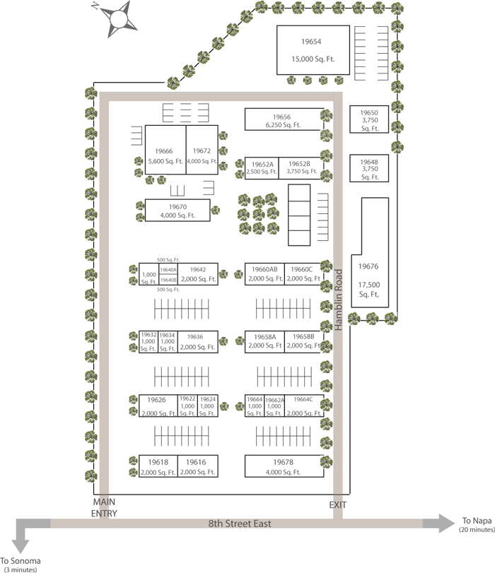 Warehouse Space Lease Sonoma Industrial Park