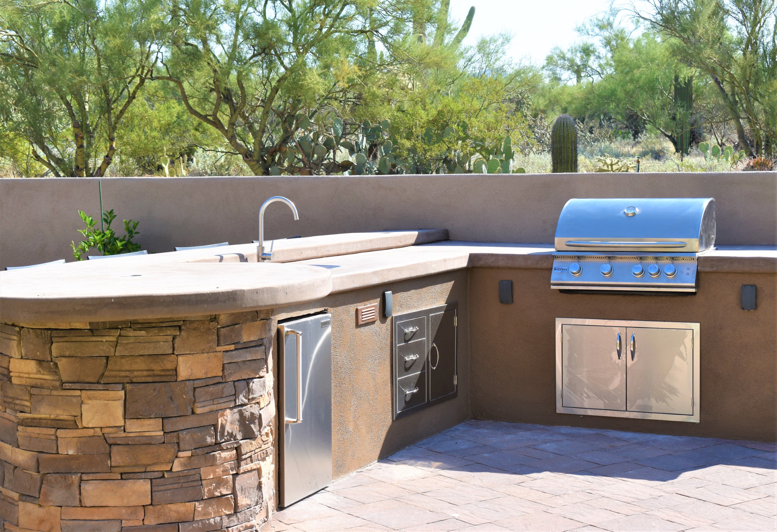 Outdoor Kitchens Tucson, AZ Sonoran Gardens Inc.